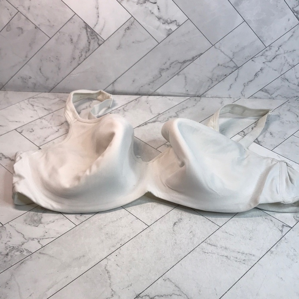NWOT Cacique Lane Bryant Womans Bra White Lightly Lined Balconette UNDERWIRE 46D
